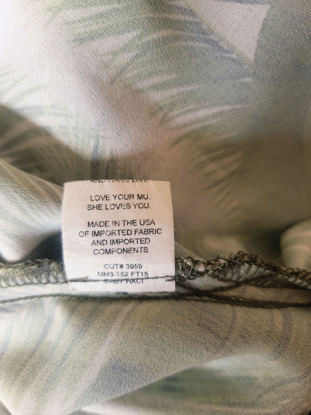 SHOW ME YOUR MUMU Haci Off Shoulder Palm Leaf Maxi Dress Coverup - Size XS - Picture 7 of 8